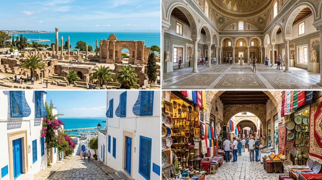 Excursion Carthage Bardo Sidi Bou Said Medina